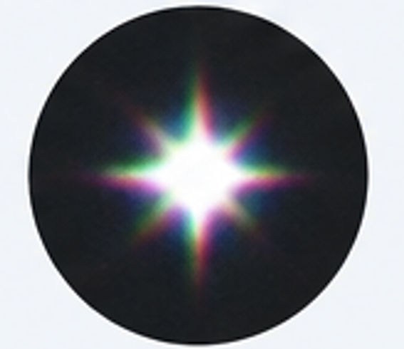 Exemple de résultatsd'une lunette Achromate 